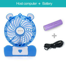 Mini ventilateur rechargeable multifonction 4 po